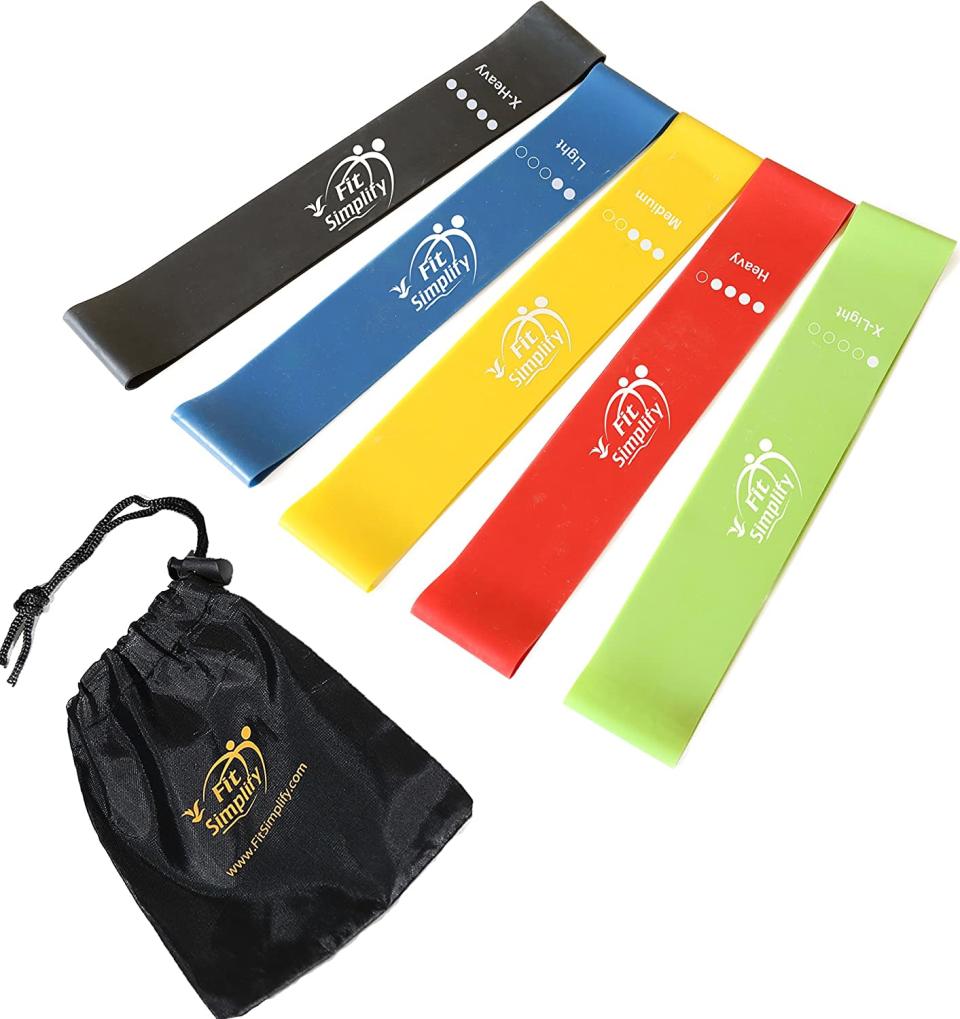 Fit Simplify resistance band set, travel workout equipment