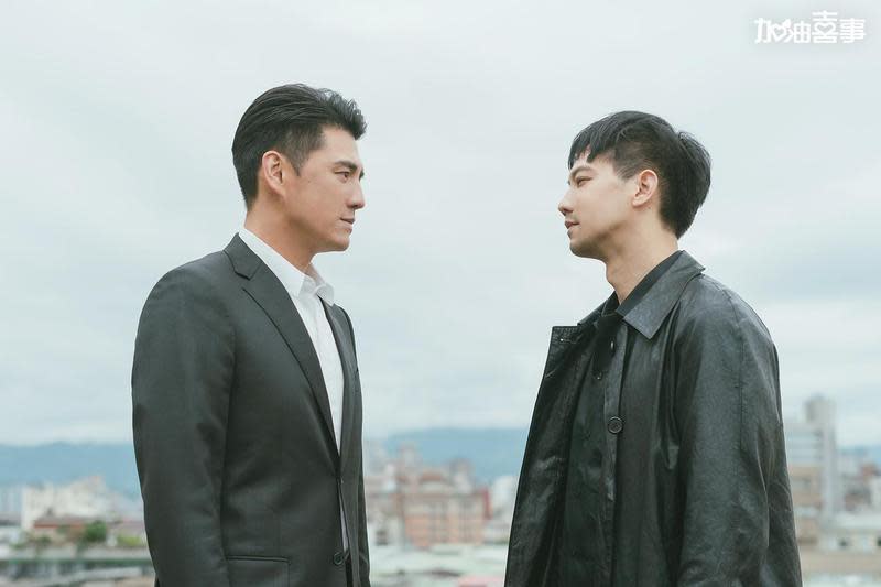 阿布（左）以楊晴前夫身分出現，為鄒承恩（右）與楊晴的感情增添不可預知的變化。（TVBS提供）