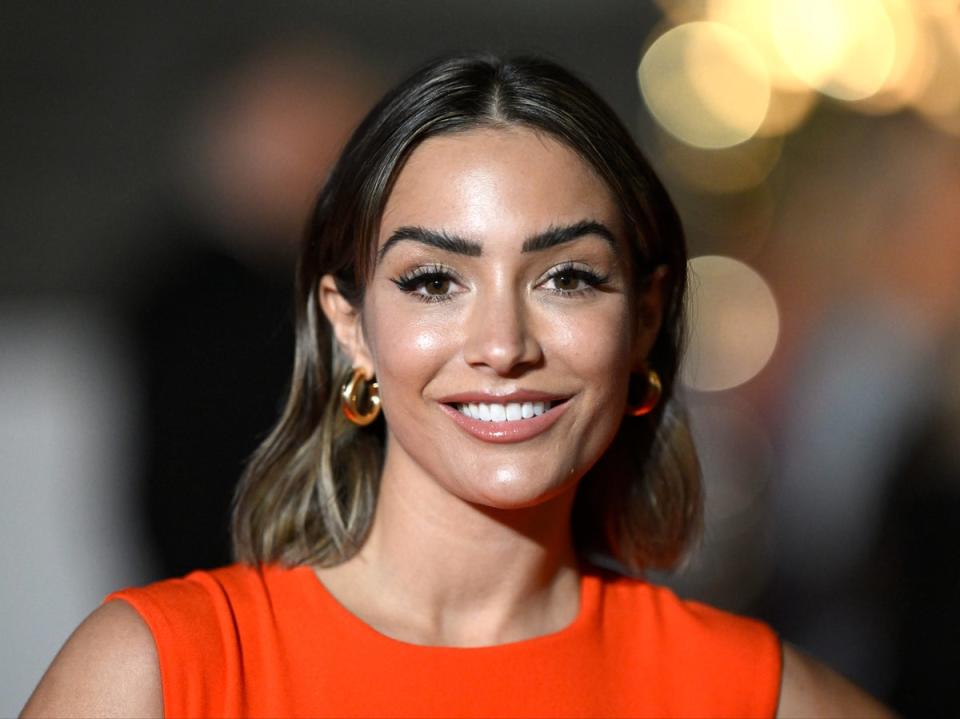 Frankie Bridge says doctors found a benign tumour in her neck (Gareth Cattermole/Getty Images)