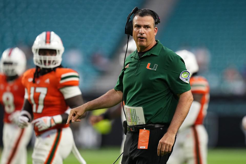 Mario Cristobal's Miami team lost 45-31 to Middle Tennessee on Saturday to fall to 2-2 on the season.