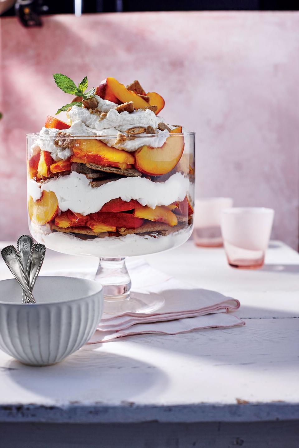 Peach Icebox Cake