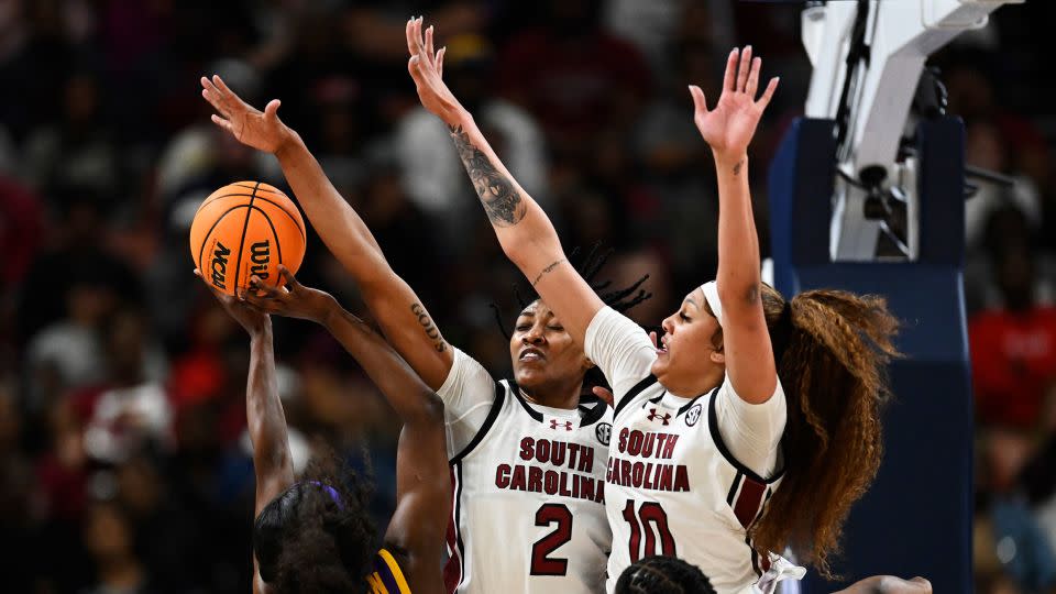 The South Carolina Gamecocks are a lot of people's No. 1 bracket pick this year. - Eakin Howard/Getty Images