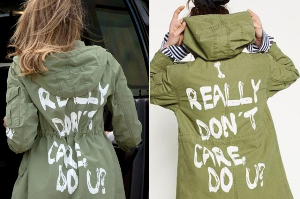 First Lady Melania Trump (left) | Andrew Harnik/AP/REX/Shutterstock ; Zara