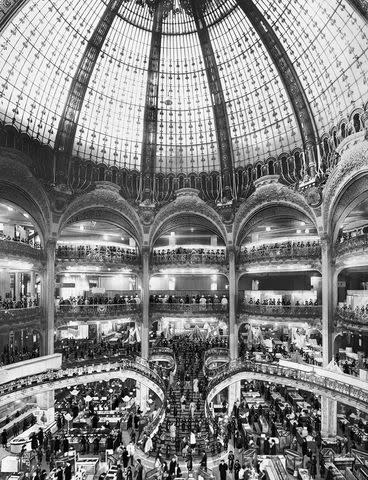 <p>Roger Viollet via Getty</p> What a department store might have looked like