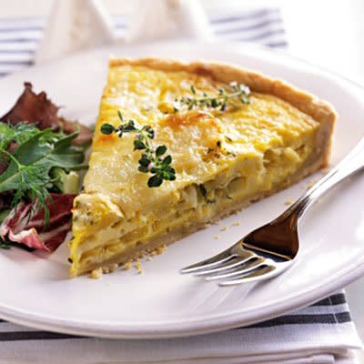 Quiche With Leeks and Baby Potatoes