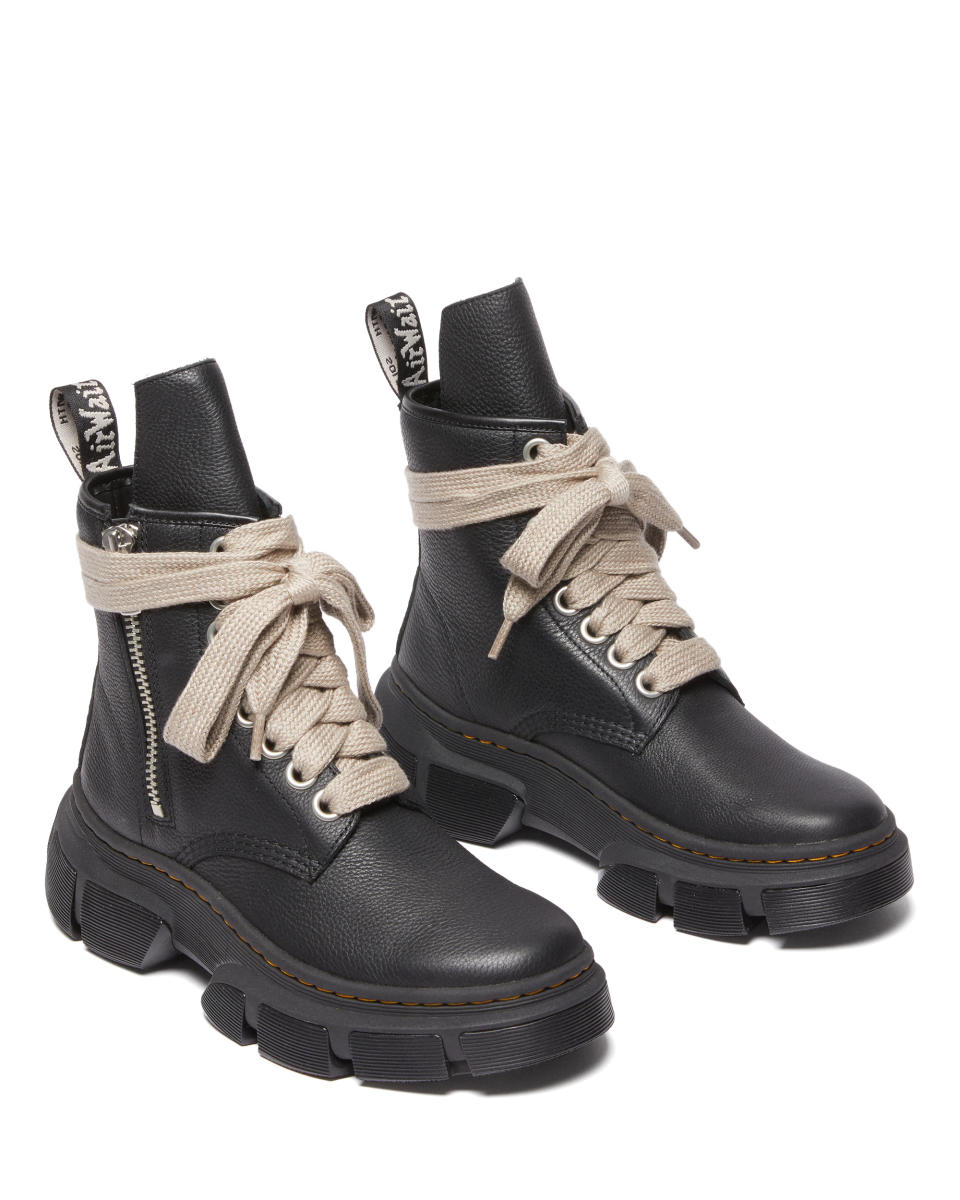 The Rick Owens X Dr. Martens 1918 boot with DMXL sole.