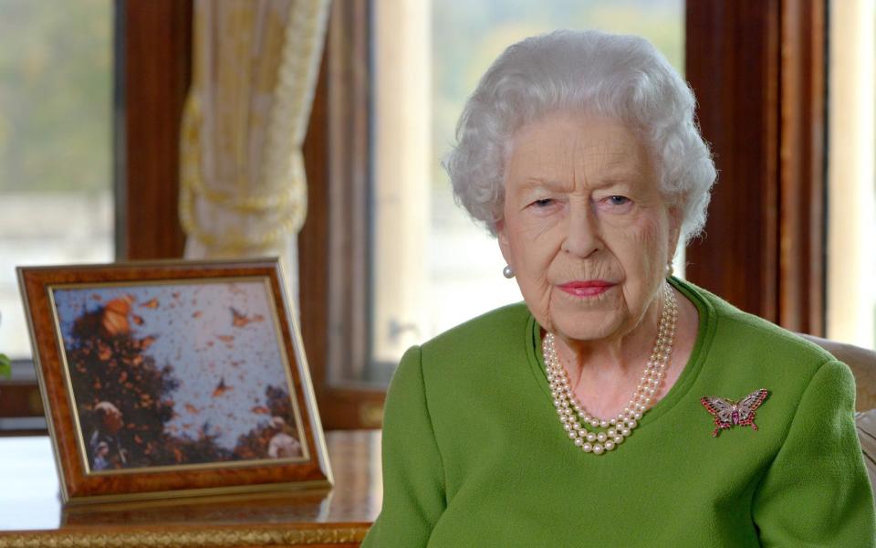 The Queen warned world leaders they must take action on the climate 'for our children, and our children's children' - Buckingham Palace/PA