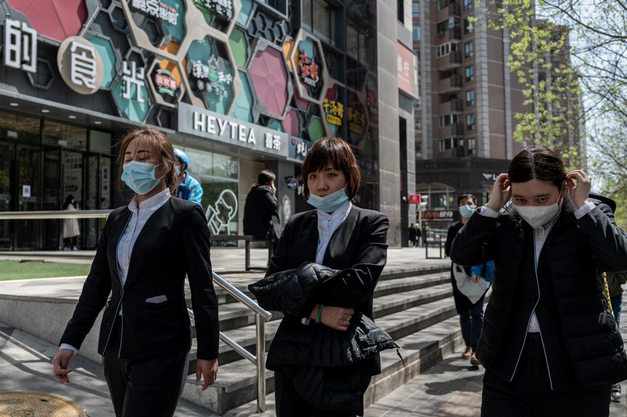 chinese office workers