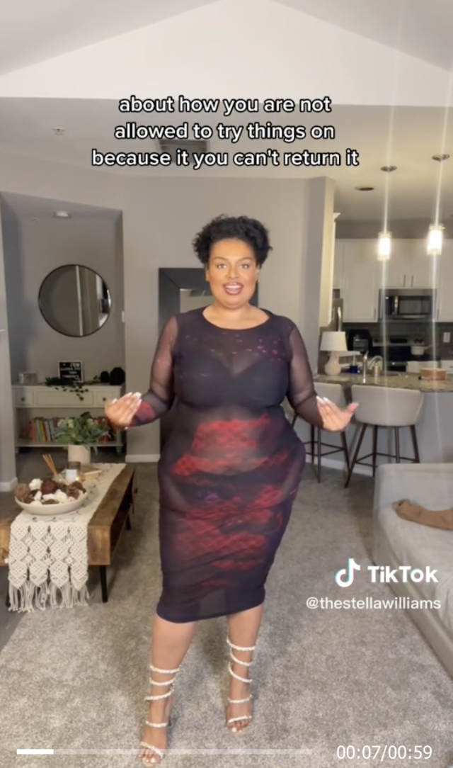 Fashion Influencer Goes After Jordyn Woods' New Mesh Dress on Tiktok