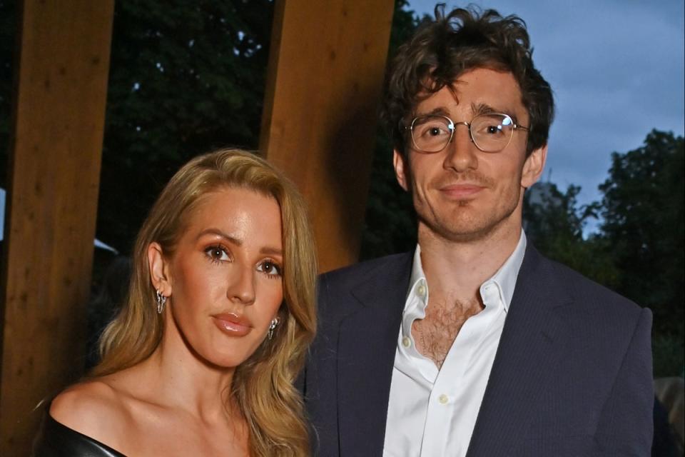 Goulding pictured with Caspar Jopling in June (Dave Benett)