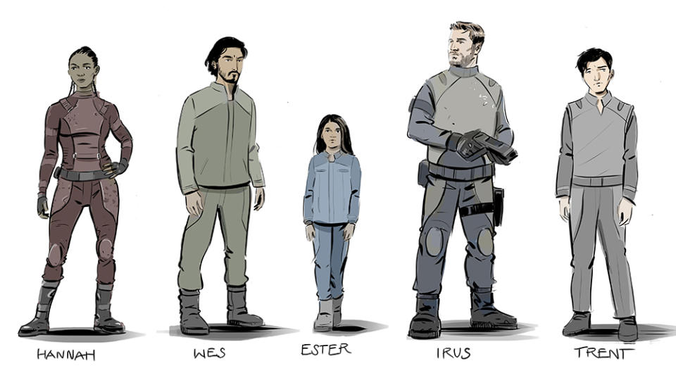 ‘Outer Edges’ Characters - Credit: Courtesy of Little Jade Productions.