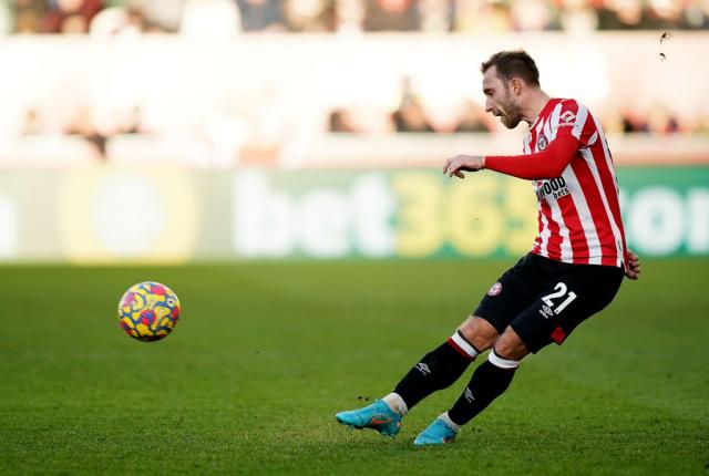 The Premier League table since Christian Eriksen's Brentford debut