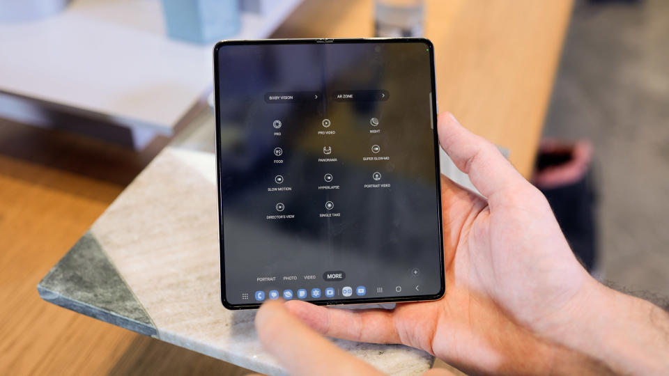 A photo of the Samsung Galaxy Z Fold 5