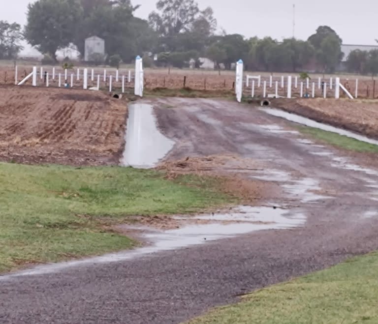 En Bragado, provincia de Buenos Aires, la lluvia caída hasta el momento es de 50 milímetros