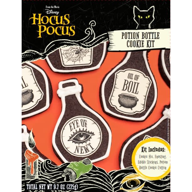 <p>With a sugar cookie base, how could you not enjoy this <span>Hocus Pocus Potion Bottle Cookie Kit</span> ($5)?</p>