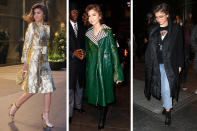 <p>The actress has been stepping up her coat game while doing press for her upcoming film. From the gold Giuseppe di Morabito coat and a statement Marni coat to a long down coat layered with black wool, Zendaya knows how to rock any type of outerwear. (Photo: Getty Images/Backgrid) </p>