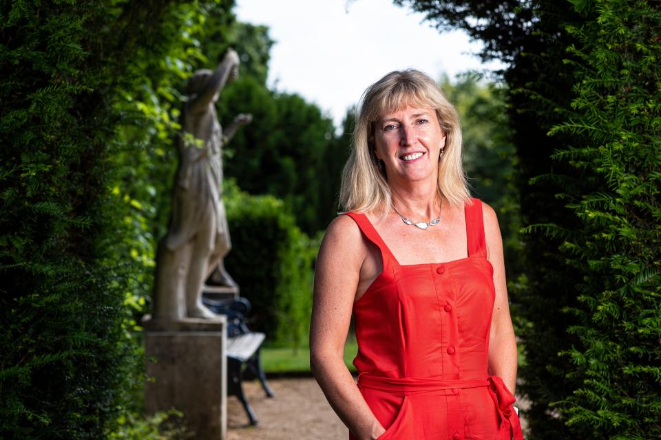 The National Trust’s Director General Hilary McGrady at Hughenden Manor (Daniel Hambury/Stella Pictures Ltd)