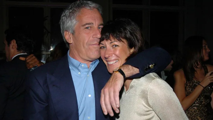 Jeffrey Epstein and Ghislaine Maxwell attend an event at Cipriani Wall Street in 2005. (Photo by Joe Schildhorn/Patrick McMullan via Getty Images)