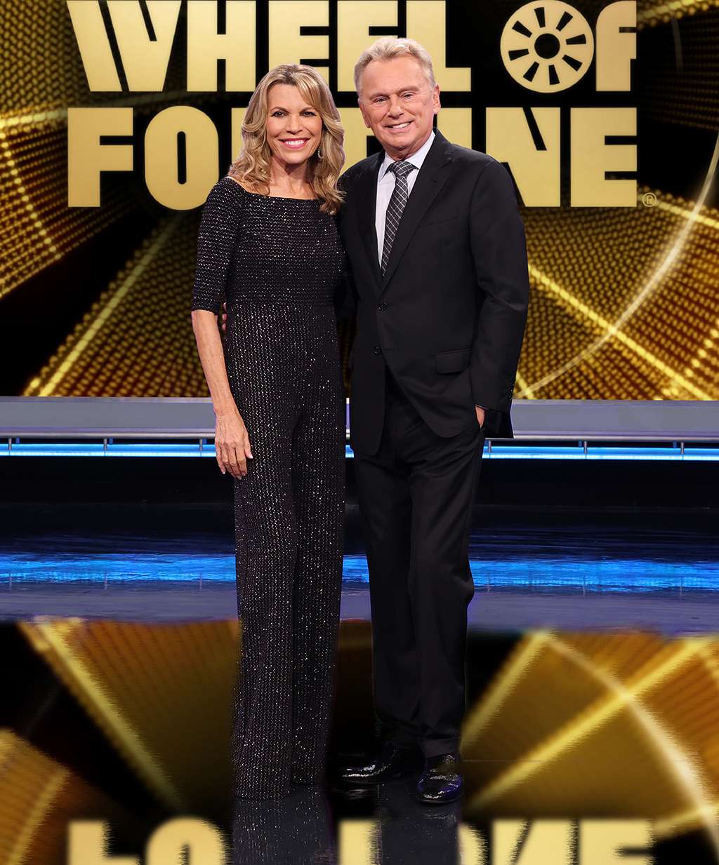 Vanna White and Pat Sajak