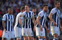 Britain Football Soccer - West Bromwich Albion v Southampton - Premier League - The Hawthorns - 8/4/17 West Bromwich Albion's Jonny Evans gestures as team mates look on Reuters / Anthony Devlin Livepic