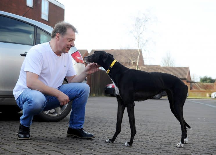 A quick-thinking dog owner saved his pet pooch’s life after she suffered a heart attack - by giving her the kiss of life.