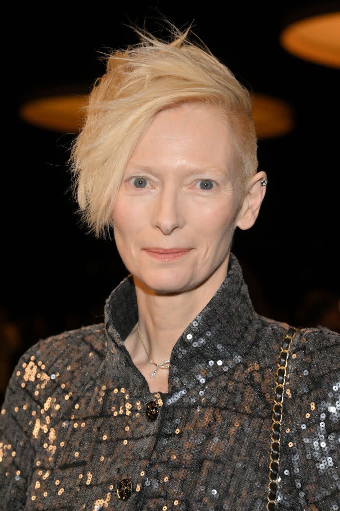 tilda swinton paris fashion week