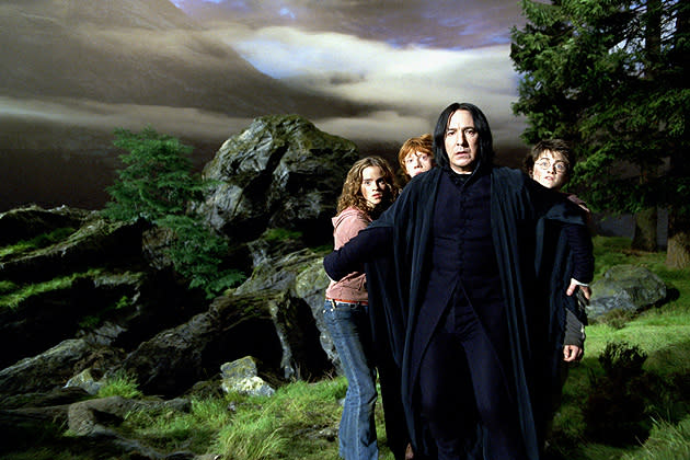 Harry Potter und der Gefangene von Askaban, Emma Watson, Rupert Grint, Alan Rickman, Daniel Radcliffe (Bild:ddp)