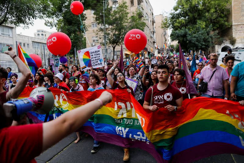 Annual Pride parade in Jerusalem