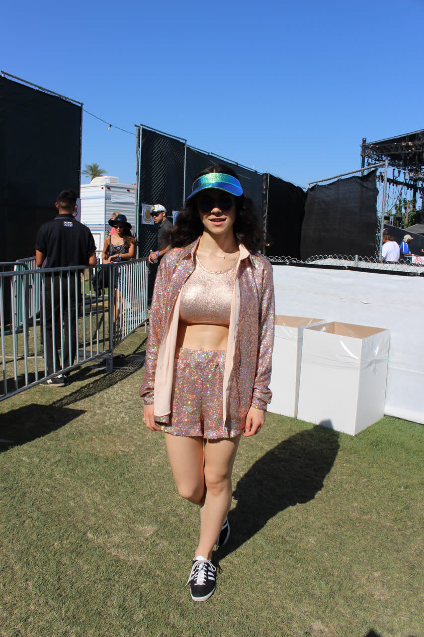 Marina & the Diamonds Backstage at Coachella