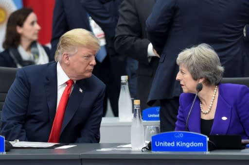 US President Donald Trump has shown no compunction over lambasting British Prime Minister Theresa May