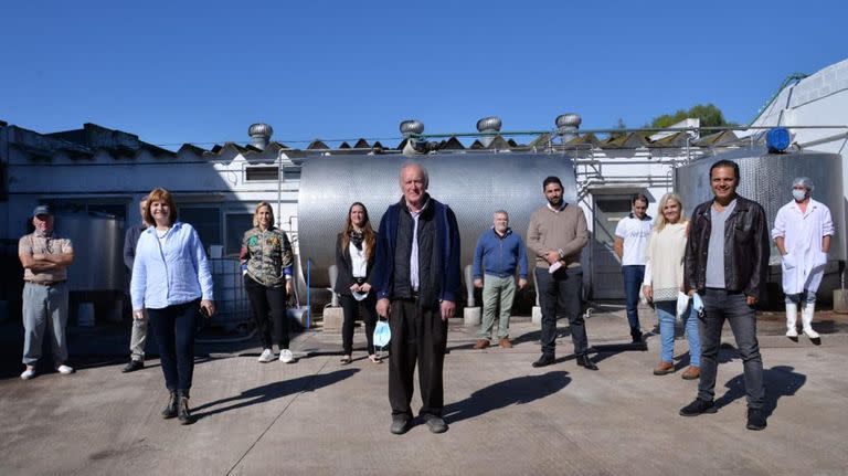 En pleno conflicto, los dueños de Lácteos Mayol recibieron la visita de Patricia Bullrich, presidenta de PRO