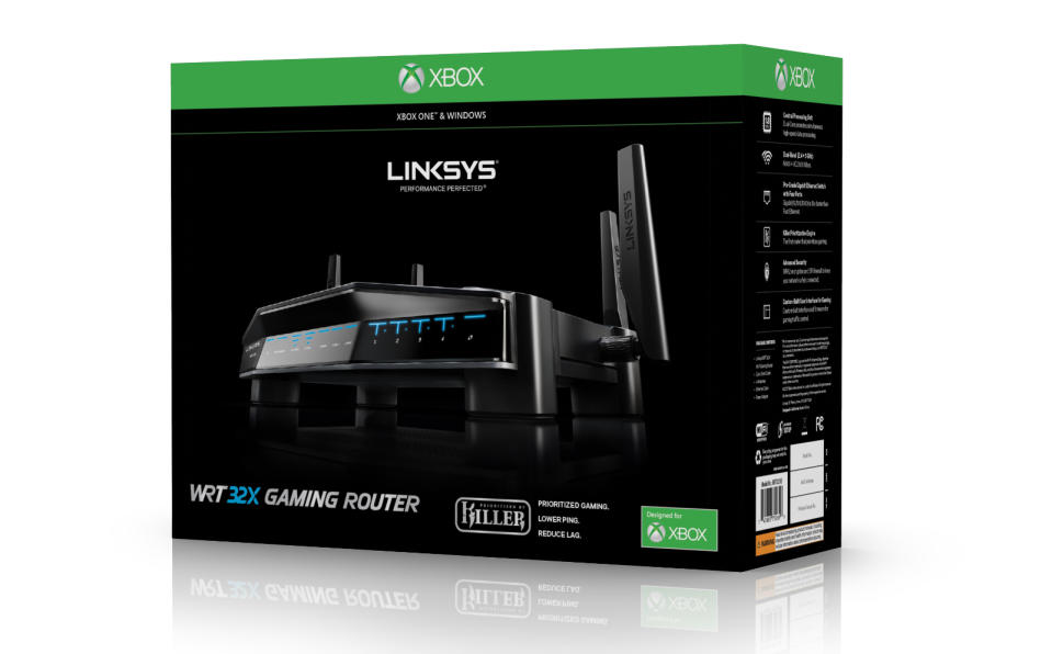 That router Linksys showed off at CES this year -- yes, the one that