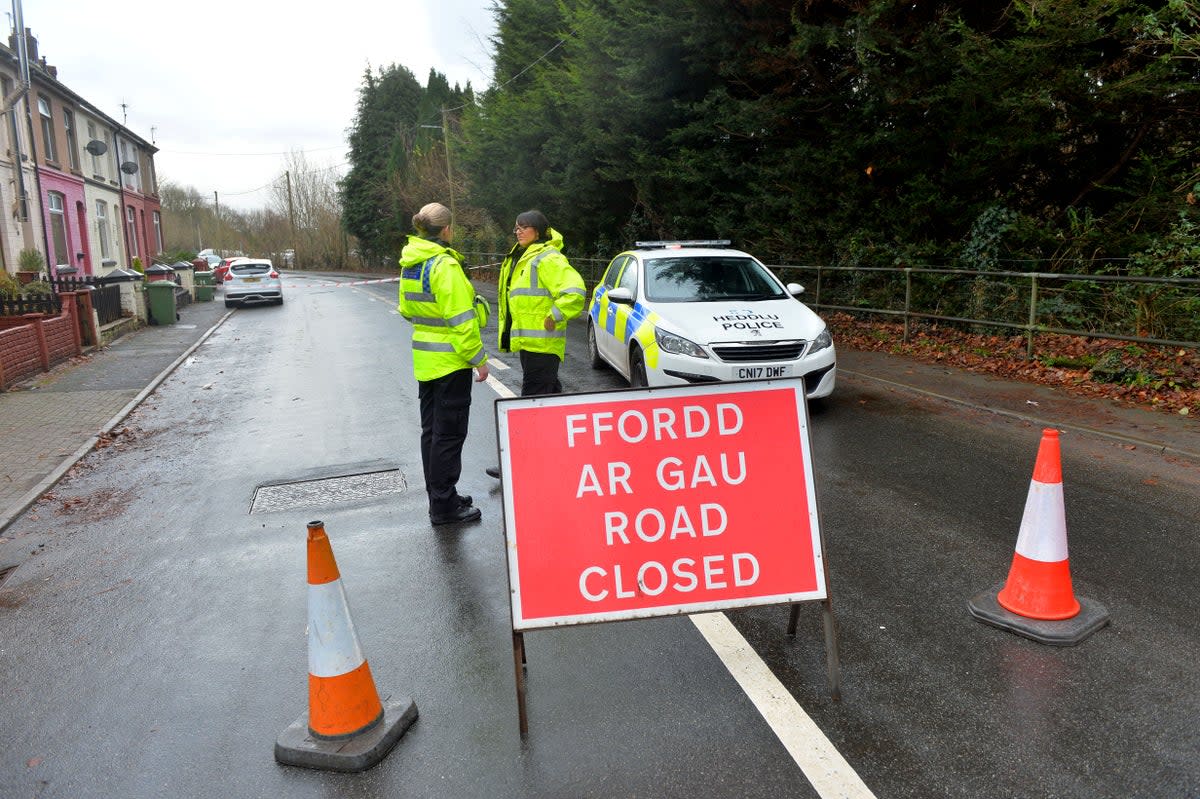 Police closed Ely Valley Road in Coedely after collision  (Wales News Service)