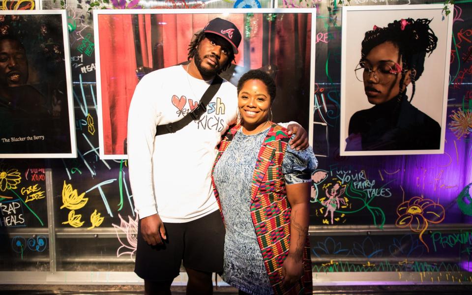 Patrisse Cullors & Damon Turner in 2020 - Ella Hovsepian /Getty