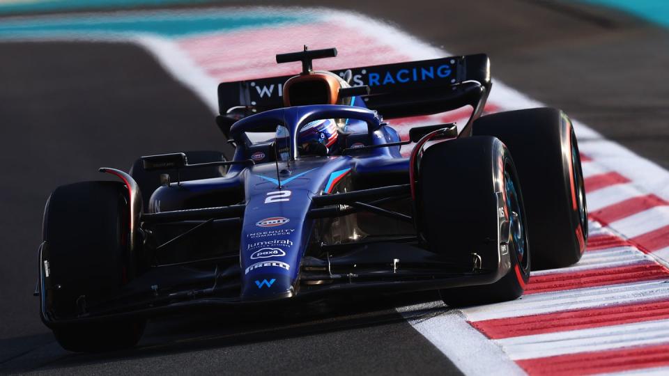 formula 1 testing in abu dhabi