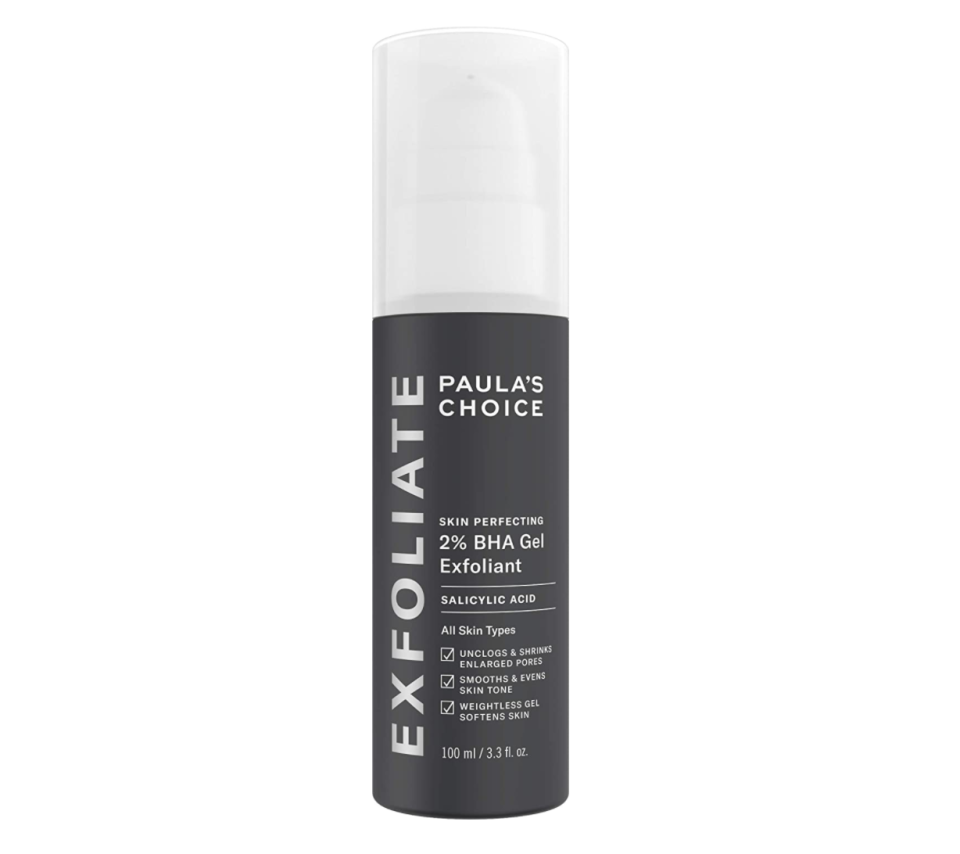 18) Paula's Choice Skin Perfecting 2% BHA Gel Salicylic Acid Exfoliant