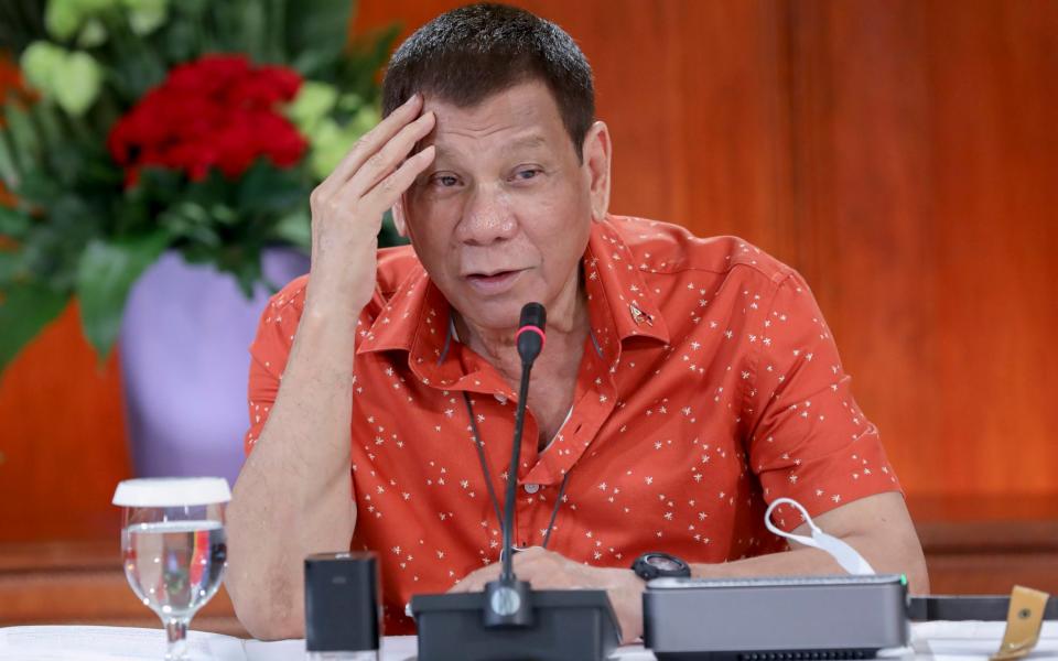 In a typically bombastic address, Mr Duterte told the nation that he was happy to be held personally responsible - Robinson Ninal Jr. /Malacanang Presidential Photographers Division 
