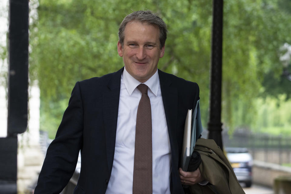 Education secretary Damian Hinds wants pupils to tell parents to switch off their car engines (Picture: PA)