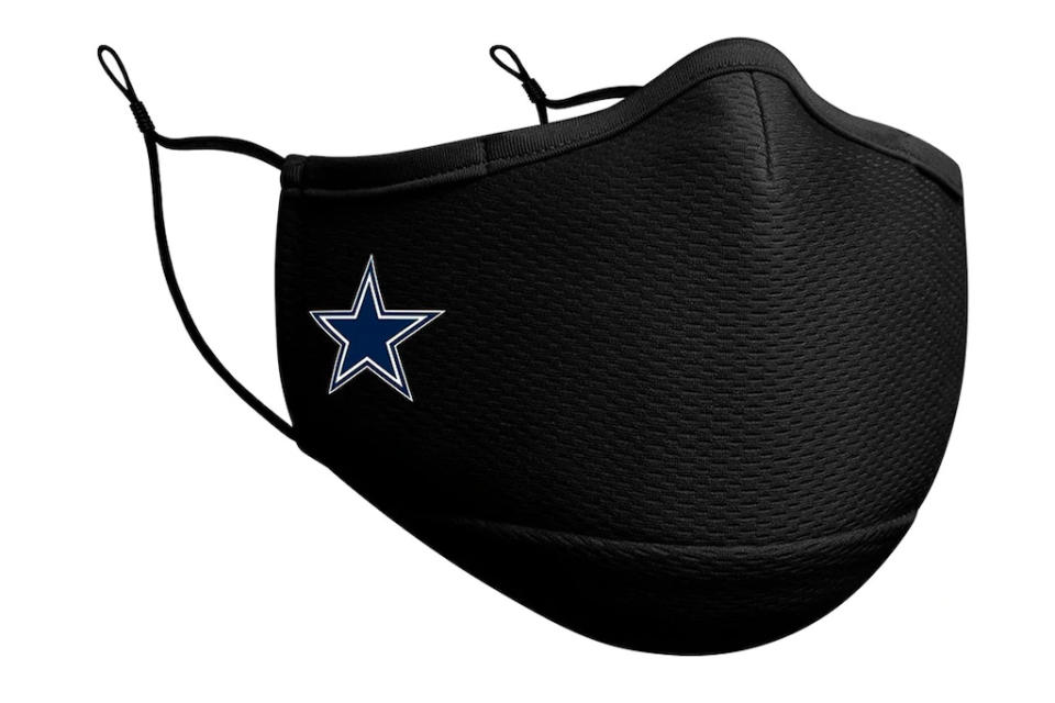 new era, face mask, face covering, nfl, sports, dallas cowboys