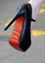 An even bigger haul of counterfeit goods was seized in California last year, as officers stopped five shipments of counterfeit products, like these fake Louboutin shoes, from hitting the streets. More than 20,000 pairs of shoes were seized in the shipment from China, with an estimated retail value of $18 million.