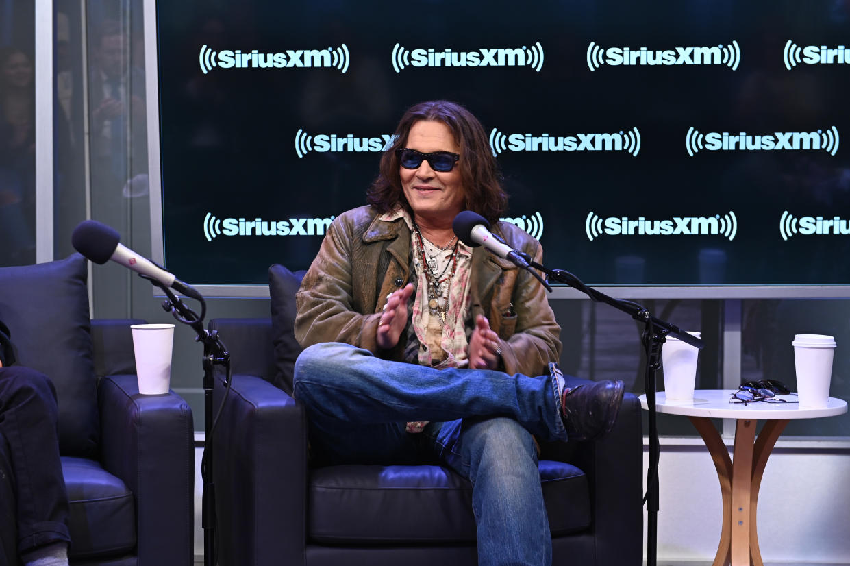 Johnny Depp en el SiriusXM’s Town Hall en Nueva York el pasado 12 de octubre. (Photo by Noam Galai/Getty Images for SiriusXM)