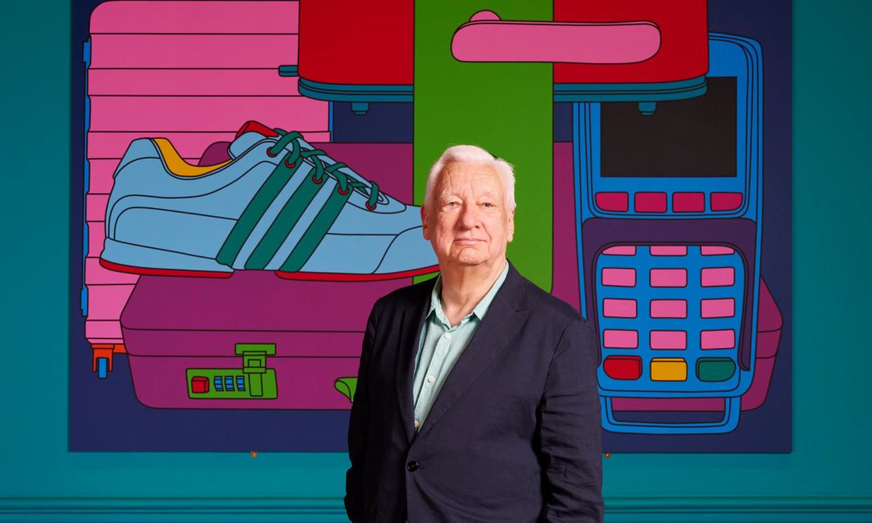 <span>Artist Michael Craig-Martin photographed at the Royal Academy, London for the Observer New Review by Suki Dhanda.</span><span>Photograph: Suki Dhanda/the Observer</span>