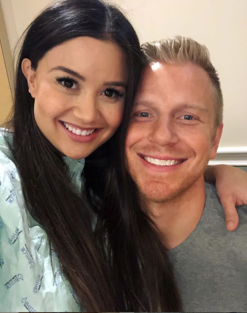 Sean (R) and Catherine Giudici Lowe | Sean Lowe/Instagram