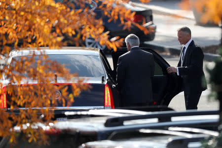 U.S. Secretary of State Rex Tillerson departs after meetings with President Donald Trump at the White House in Washington, U.S. November 30, 2017. REUTERS/Jonathan Ernst