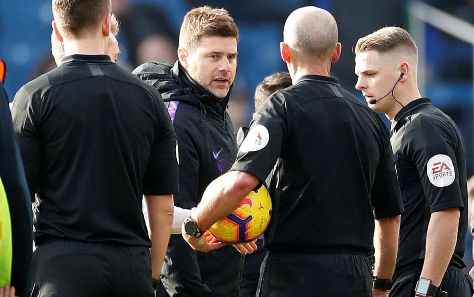 Mauricio Pochettino has been banned for his rant at referee Mike Dean - Action Images via Reuters