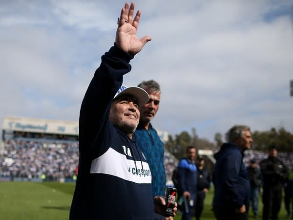 Legendary footballer Diego Maradona 