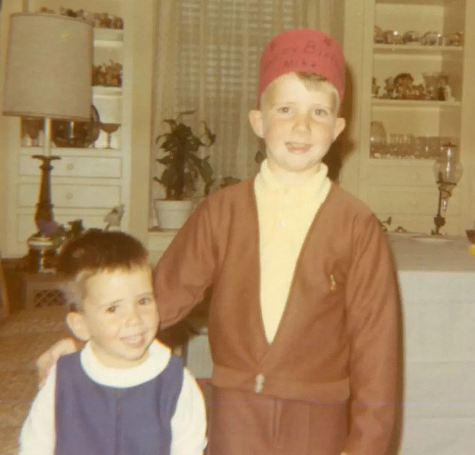 Chris, age three, Michael age 7