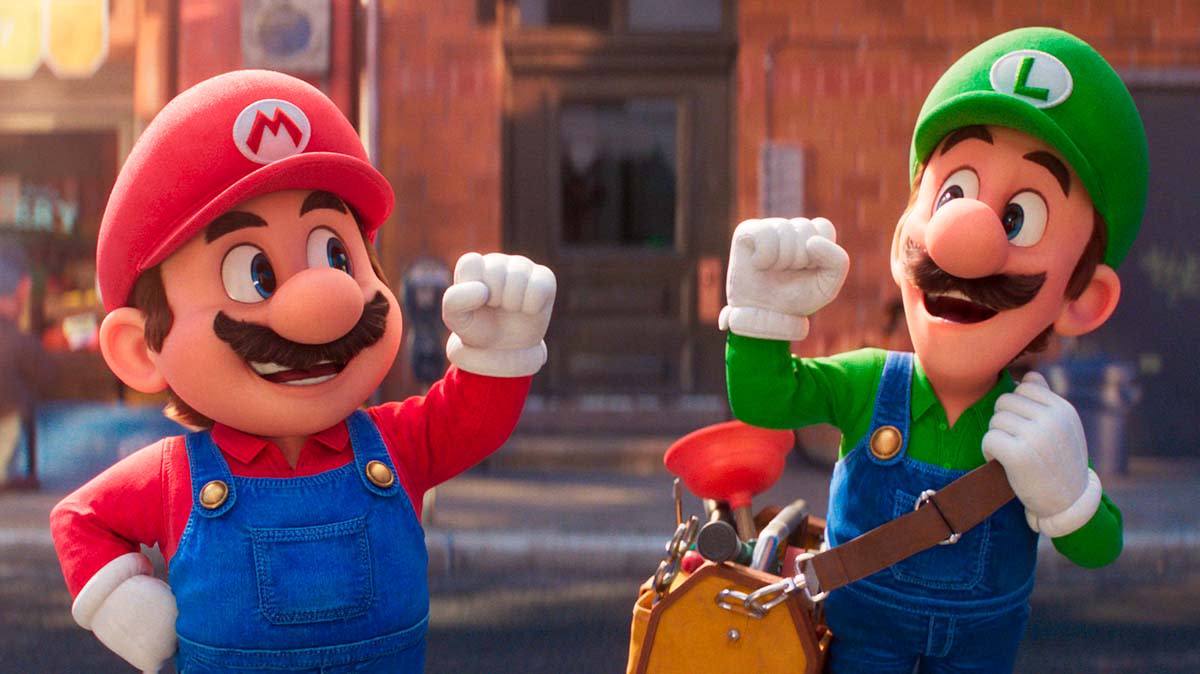 Mario y Luigi de 'Super Mario Bros: La película' tuvieron mucho que ver en derrocar una maldición hollywoodense en 2023 (Foto: © 2022 Nintendo and Universal Studios)