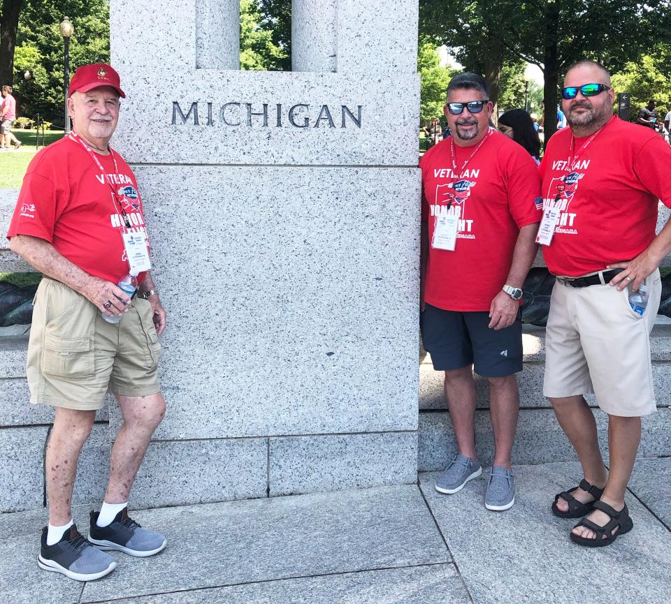When Jerry Lutterbeck served in the U.S. Marine Corps, he resided in Ohio, but his sons Scott and Jeff were living in Michigan.