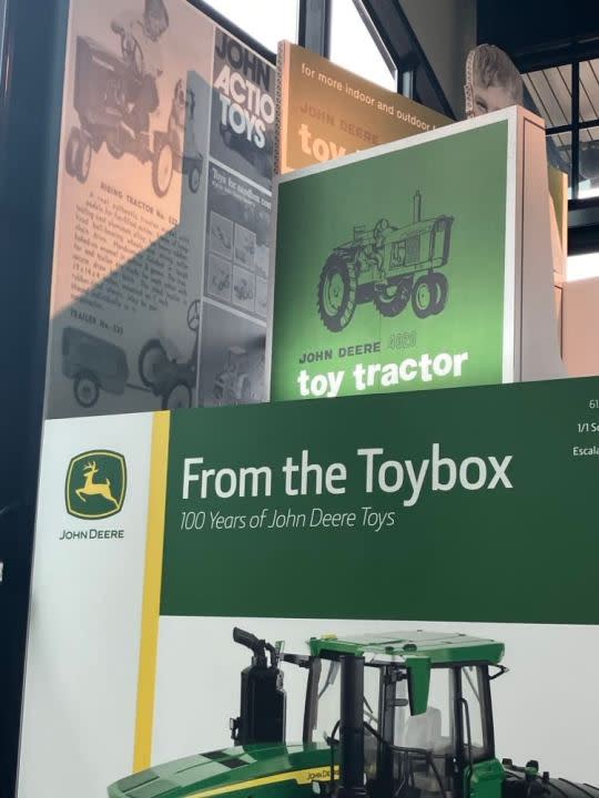 The new John Deere toys exhibit opens Friday, May 17, 2024 at the John Deere Pavilion in downtown Moline (photos by Jonathan Turner).